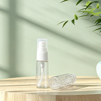 Flacon pulvérisateur de parfum en plastique transparent de petite capacité portable 20 ml pour lotion Modèle 24