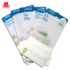 Nghệ thuật giấy vỉ treo hiển thị chèn tiêu đề tấm thẻ cho bao bì đôi bên in ấn tráng hai bên OEM CN; gua ck25 - Product Image 3