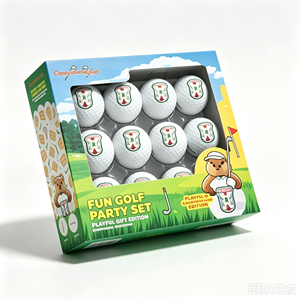 Coffret de fête de golf Golf Company Fun avec fenêtre transparente, emballage rigide pour cadeau et usage artisanal - Product Image 4