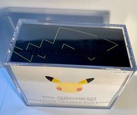 Étui magnétique en acrylique Xinkeda, étui protecteur transparent en acrylique pour paquet de cartes Pokémon, boîte magnétique puissante ETB