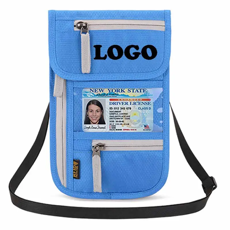 Porta passaporto Air Ticket custodia protettiva impermeabile portafoglio multifunzionale viaggio all'estero borsa per documenti antifurto una spalla