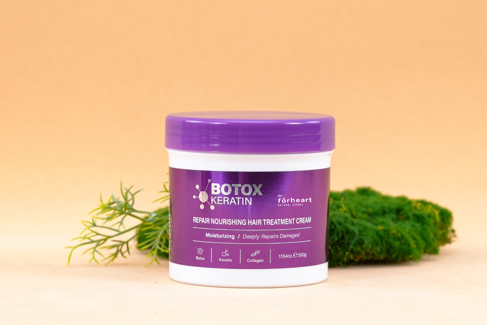 Crème de soin capillaire Botox &amp; Kératine 500g
