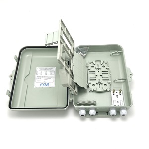 Caja de Distribución de Fibra Óptica para Exteriores de 16 Núcleos, Tipo Cassette, con Divisor PLC y Gabinete de Terminación - Product Image 2
