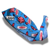 Nuevo Gorro Quirúrgico Bluey Wackadoo con Estampado, Forro de Satén, Absorbente de Sudor, Transpirable, Unisex, con Logotipo Personalizado, para Enfermeras y Personal Médico