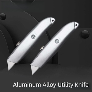 Cuchillo Multiusos de Aleación de Aluminio de Grado Industrial con Hoja de Acero al Carbono OEM para Construcción, Carpintería y Proyectos de Bricolaje - Product Image 2