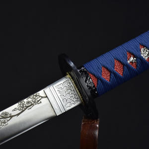 Épée Longquan Fleur de Prunier Forgée à la Main, Épée Monobloc en Acier Inoxydable, Katanas, Épée de Commandement Japonaise, Armes Blanches, Non Ouvertes - Product Image 5