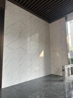Panel de Chapa de Madera de Bambú con Revestimiento de PVC Duradero y Fácil de Limpiar, Panel de Pared con Diseño de Madera para Decoración de Paredes de Sala de Estar y TV