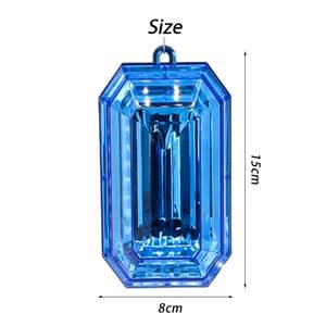 Colgante Rectangular de Lujo con Diamantes de Imitación para Navidad, Lentejuelas Hechas a Mano, Decoraciones para el Hogar, Regalo de Fábrica para Fiestas Navideñas - Product Image 3