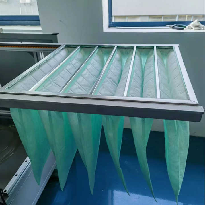 Customizable F6 Medium Bag Pockets Air Filter for HVAC Electronics