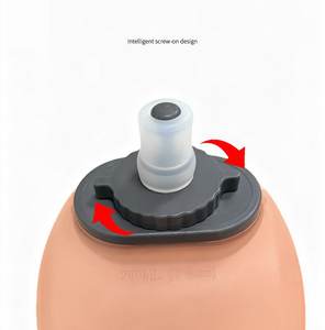 Botella de Agua Deportiva de 200 ml para Exteriores, para Correr, Ciclismo, Portátil, Antigoteo, de Silicona, para Beber Directamente - Product Image 4