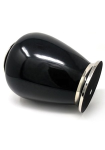 Venta caliente Urna de cremación de latón negro de estilo americano para adultos Urna conmemorativa de entierro de cementerio con acabado colorido de aluminio - Product Image 2