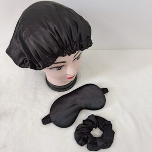 Máscara de Ojos de seda satinada para dormir de alta calidad con juego de gomas - Product Image 6