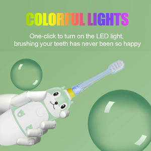 Cepillos de dientes eléctricos de marca privada para niños y <span class=keywords><strong>niñas</strong></span>, <span class=keywords><strong>cepillo</strong></span> de dientes eléctrico ligero con carga inalámbrica - Product Image 5