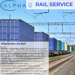 Envío Rápido, Transporte de Mercancías, Carga Segura por Ferrocarril, Agente de Carga, Envío DDP para Protección de Mercancías - Product Image 2