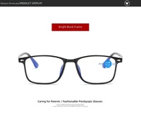 Lunettes de lecture progressives anti-lumière bleue tendance pour hommes et femmes, légères en TR90, pour presbytie, vente en gros