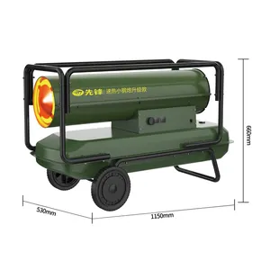 Newest Design 50kw Electric Kerosene and Diesel Oil heater Used For Inside and Outside Large Space Heating For Sales