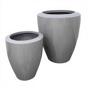 Jardinière en fibre de verre personnalisée, design écologique, finition peinte, trou de drainage, pour la décoration de jardin et de maison – Meilleures ventes - Product Image 1