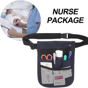 <b>Nurse</b> Waist <b>Bag</b> Canvas Cross Body Strap Portable Medical Supplies Storage <b>Bag</b> For Hospital Use - Product Image 4