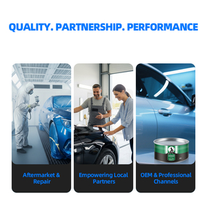 Mastic multi-corps AOA O, séchage rapide, glaçage polyuréthane, ponçage facile, mastic 2K pour la rénovation <span class=keywords><strong>automobile</strong></span> - Product Image 6