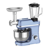 3-in-1 5l 6l 7l 8l Anpassbarer Standmixer Elektrischer Planetenrührer für die Küche mit Fleischzerkleinerer Kuchenrührgerät zum Backen