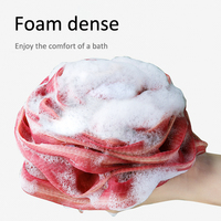 Éponge de bain loofah en forme de rose pour femmes, pour douche et corps, vente en gros,