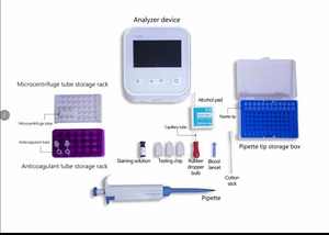 Impressora portátil para exame de sangue, máquina de análise de células brancas de sangue <span class=keywords><strong>Wbc</strong></span> de alta precisão para uso clínico veterinário, opcional - Product Image 4