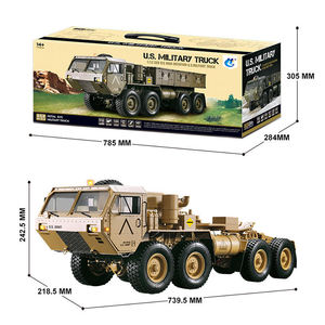 LEHOO Jouets HG-P802 Voiture Télécommandée 1/12 16 Canaux Moteur à Balais <span class=keywords><strong>Camion</strong></span> <span class=keywords><strong>Militaire</strong></span> <span class=keywords><strong>RC</strong></span> Tout-Terrain 2.4G - Product Image 5
