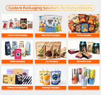 Sacs d'emballage individuels pour biscuits et donuts en plastique laminé de qualité alimentaire, transparents, thermoscellables, avec impression personnalisée