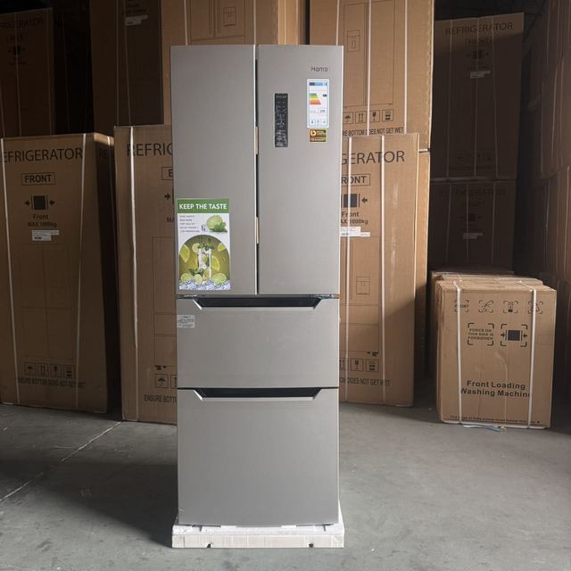 Smart Dual Inverter Electric Refrigerator French Four-Door Air-Cooled Frost-Free Large Capacity Refrigerator for Household Use