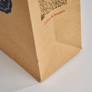 Bolsas de papel ecológicas con logotipo impreso personalizado Bolsas de papel Kraft de impresión al por mayor Bolsas de papel de alta calidad con su propio logotipo - Product Image 6