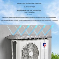 Housse de protection universelle pour condenseur de climatiseur extérieur EPP, résistante aux intempéries, à la pluie, au soleil et à la poussière