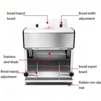 Équipement de boulangerie commerciale, machine à faire des toasts, machine à couper le pain en tranches, trancheuse à pain 31 tranches