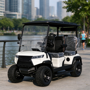 Carrito de Golf Eléctrico Todoterreno de 4 Plazas con Toldo, Parabrisas y Batería de Litio - Product Image 1