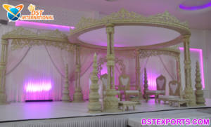 Mandap de Boda de Fibra de Vidrio Atractivo y Portátil, Decoración de Estilo Tradicional, Color Personalizado para Bodas en Nueva Zelanda y Reino Unido - Product Image 6