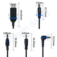 Cable de aumento USB a CC, convertidor de potencia de extensión de 5V a 12V, 5,5x2,1mm, 5,5x2,5mm, Wifi, enrutador, módem