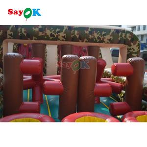 Sayok-saltador inflable para exteriores, campo <span class=keywords><strong>de</strong></span> obstáculos, juego <span class=keywords><strong>de</strong></span> fiesta inflable para adultos - Product Image 5