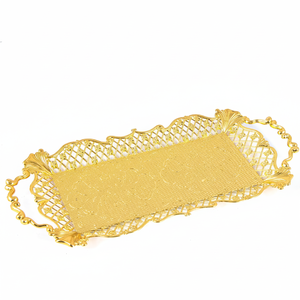 ตุรกีแท้ออตโตมันถาดชากาแฟตกแต่งทองให้บริการถาดนำเสนอ - Product Image 2