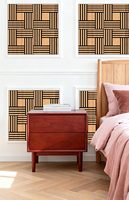 Panneaux muraux en bois Spesonic pour décoration murale, panneaux muraux en bois à lattes, design intérieur, insonorisation, design cannelé, feuille de placage de bois