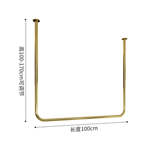 Vente en gros de vêtements en acier inoxydable porte-vêtements en or <span class=keywords><strong>Pipe</strong></span> Dress supports de plafond en métal pour vêtements pour boutique de robes de marié<span class=keywords><strong>e</strong></span> - Product Image 5