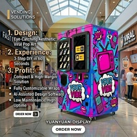 Personnaliseur de coques interactif DIY avec technologie d'impression UV, machine distributrice de coques de téléphone personnalisées pour les attractions touristiques