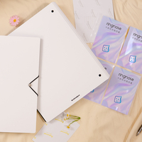 Album de cartes A4+ blanc personnalisé en PP imprimé UV, marque Archivalpro, avec 2/4 pochettes pour cartes photo et cartes à collectionner de 6/8 pouces