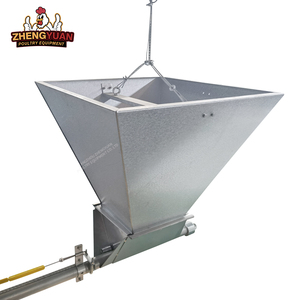Tự động gà hệ thống cho ăn tự động feeders cho gia cầm Gà Thịt thức ăn Pan gia cầm trang trại thép Phễu - Product Image 2