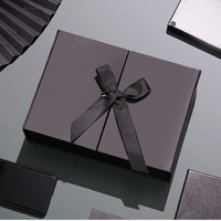 Coffret cadeau saint-valentin avec double porte, emballage cosmétique, élégant, mariage, demande de mariage, demoiselle d'honneur, coffret cadeau pour robe