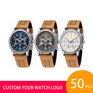 Reloj de Pulsera de Cuarzo para Hombre Benyar 5190 en Stock, 1 Pieza con Logotipo Personalizado, 50 Piezas de Fábrica, Fabricante OEM ODM, Diseño de Esfera de Lujo - Product Image 1