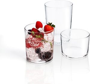 18 verres à vin, 6 grands (53 cl), 6 moyens (36 cl), 6 petits (23 cl), verres durables compatibles lave-vaisselle - Product Image 3