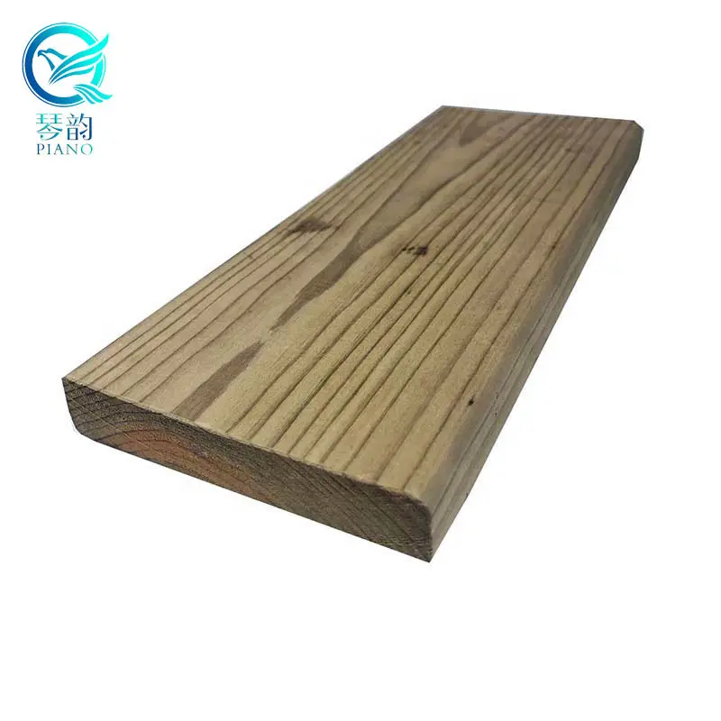5/4x6x12 brown green pressure treated lumber/radiata pine wood