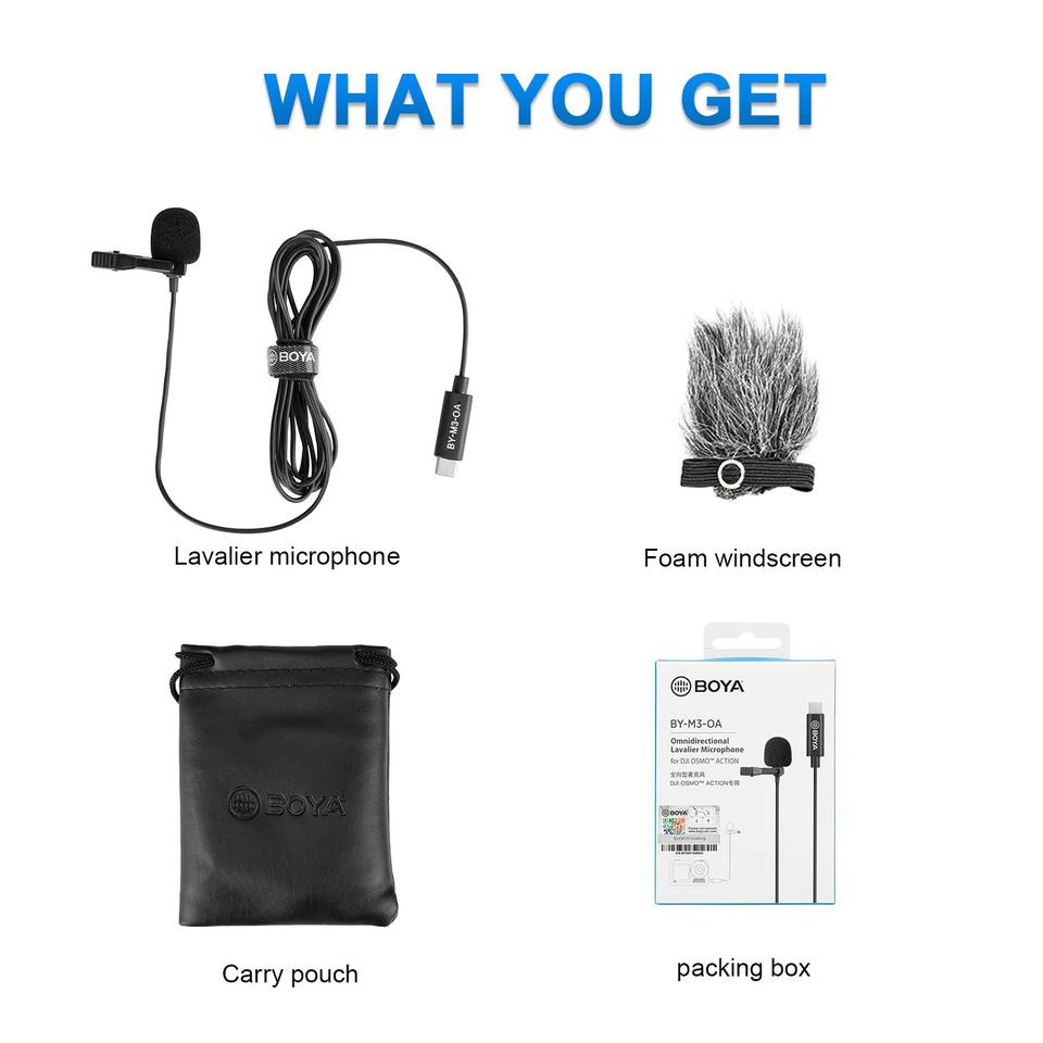 BOYA BY-M3 Digital Lavalier Microphone description image 4