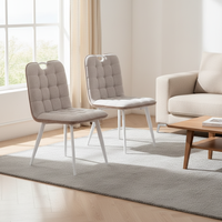 Fauteuil de salle à manger en velours de qualité supérieure - Revêtement de style européen, pieds robustes, vente en gros pour le marché européen