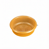 Boîte d'emballage alimentaire jetable en PET avec joint gaufré pour fruits secs, pistaches, gelée, hamburgers et aliments en conserve