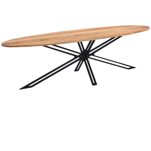 2024 Industrial Solid Wood Lift <b>Tables</b> Metal Crafts Legs <b>Dining</b> Room Sets for Living Room Restaurant Furniture Outdoor Use - Product Image 1
